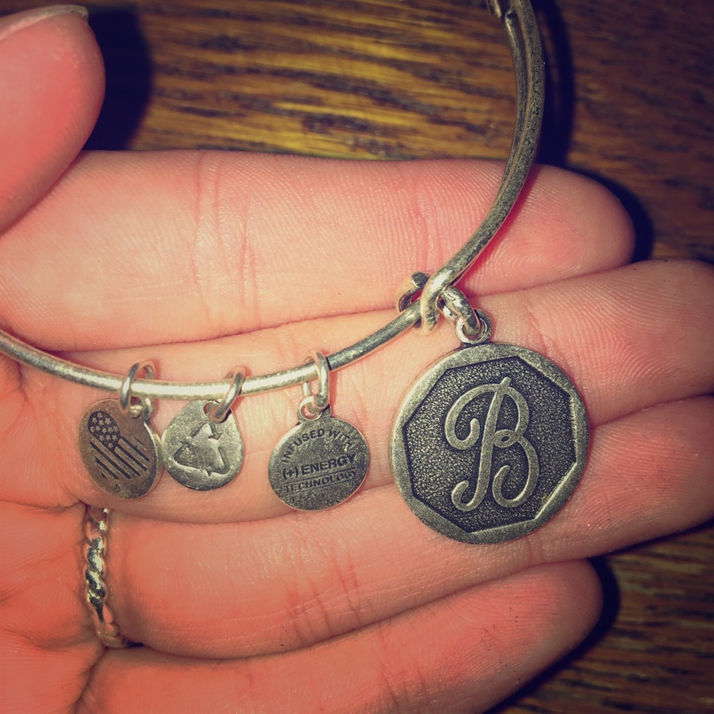 B letter Alex and Ani Bracelet
